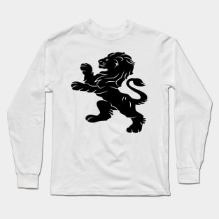 Lion Silhouette Long Sleeve T-Shirt